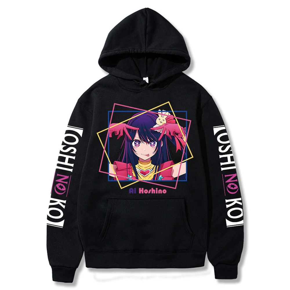 Anime Manga Oshi No Ko Hoodies Ai Hoshino Print Men Woman Hoody Hoodie Streetwear Sweatshirts Harajuku - Oshi No Ko Shop