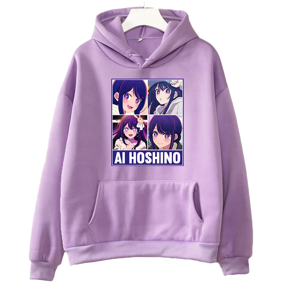 Anime Oshi No Ko Ai Hoshino Graphic Hoodies Women Long Sleeve Casual Sweatshirt Manga Cartoon Printing - Oshi No Ko Shop