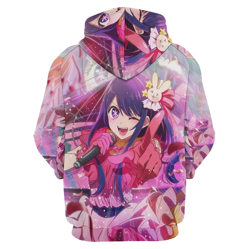 Anime Oshi No Ko Graphic Hoodie Men Tops 3D Manga Hoshino Ai Printed New in Hoodies 5 - Oshi No Ko Shop