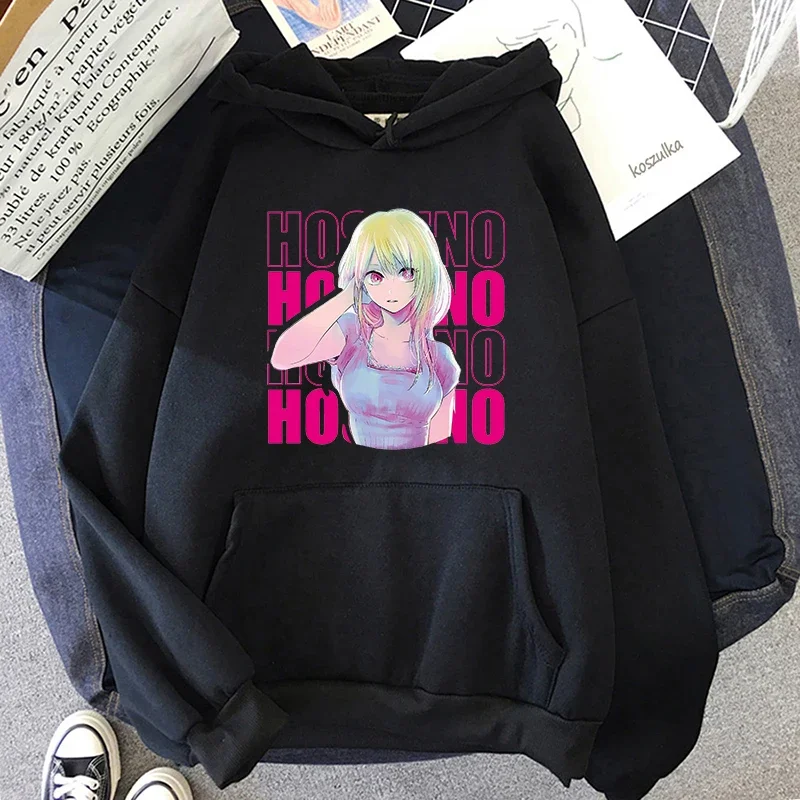 Japanese Anime Oshi No Ko Print Women Hoodie Harajuku Hooded Causal Pullover Sweatshirt Hip Hop Tops - Oshi No Ko Shop