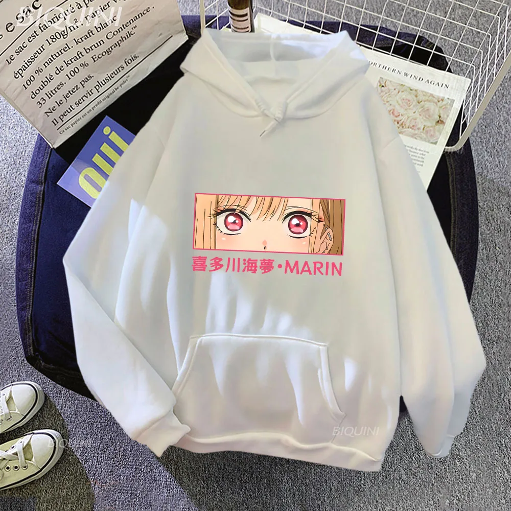 Marin Kitagawa Oshi No Ko Winter Clothes Women Men Printed Hoodies Spring Autumn Unisex Sweatshirts Round - Oshi No Ko Shop