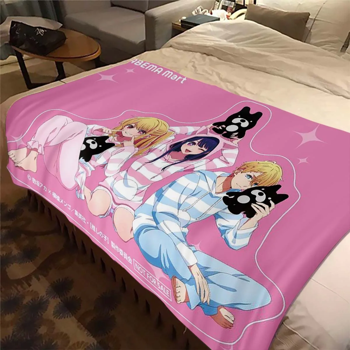 Oshi No Ko Anime Throw Blanket Kawaii Girls Hoshino Soft Flannel Warm Blanket for Bed Sofa 21 - Oshi No Ko Shop