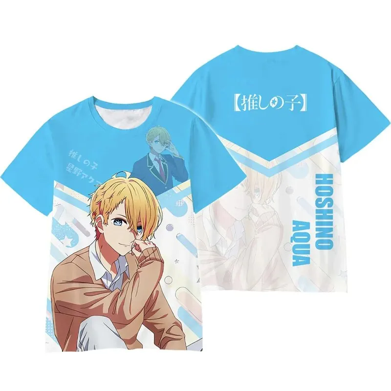 Summer Anime Oshi No Ko 3D Print T shirts Women Streetwear Casual Fashion Short Sleeve T 1 - Oshi No Ko Shop