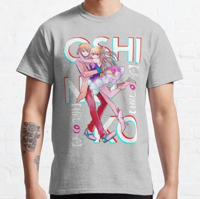 Brother And Sister - Oshi No Ko ( Ruby, Aqua ) On Black Active T-Shirt Official Oshi No Ko Merch