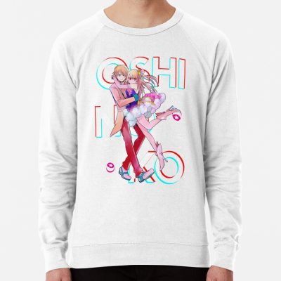 Brother And Sister - Oshi No Ko ( Ruby, Aqua ) On Black Active Sweatshirt Official Oshi No Ko Merch