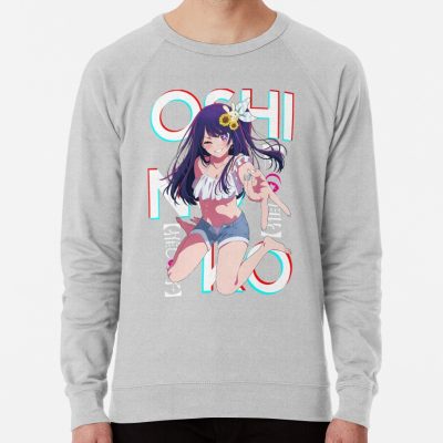 She A Beauty - Oshi No Ko ( Ai Hoshino ) On Black Active Sweatshirt Official Oshi No Ko Merch