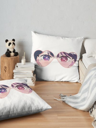 Oshi No Ko Love Love Throw Pillow Official Oshi No Ko Merch