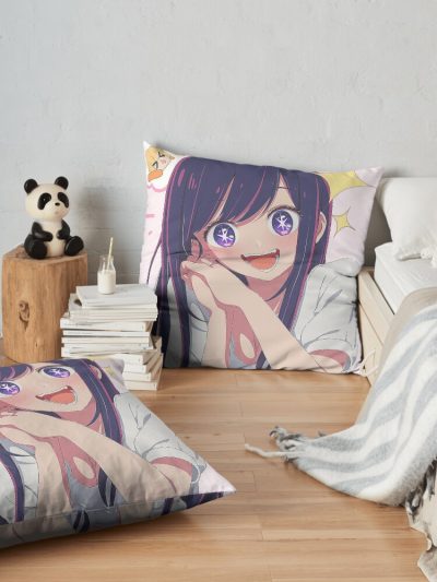 Oshi No Ko Throw Pillow Official Oshi No Ko Merch