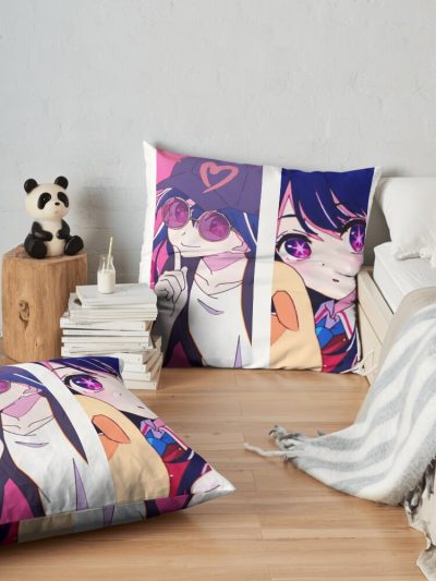 Ai Oshi No Ko Throw Pillow Official Oshi No Ko Merch