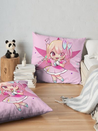 Oshi No Ko Throw Pillow Official Oshi No Ko Merch