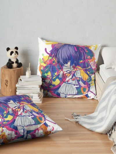 Oshi No Ko Sticker Throw Pillow Official Oshi No Ko Merch