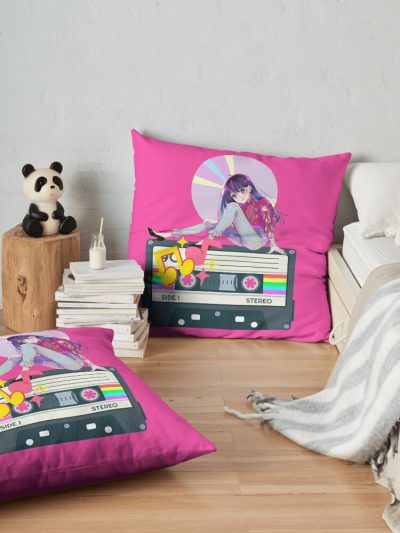 Oshi No Ko Ai Hoshino Throw Pillow Official Oshi No Ko Merch