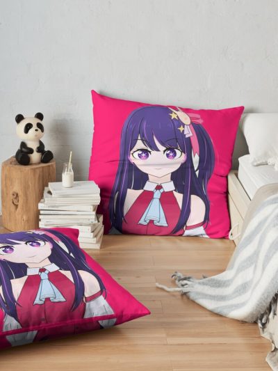 Oshi No Ko Throw Pillow Official Oshi No Ko Merch