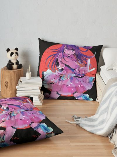 Oshi No Ko  (56) Throw Pillow Official Oshi No Ko Merch