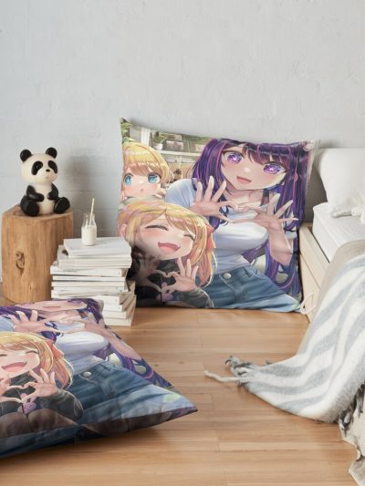 Art - Oshi No Ko Throw Pillow Official Oshi No Ko Merch