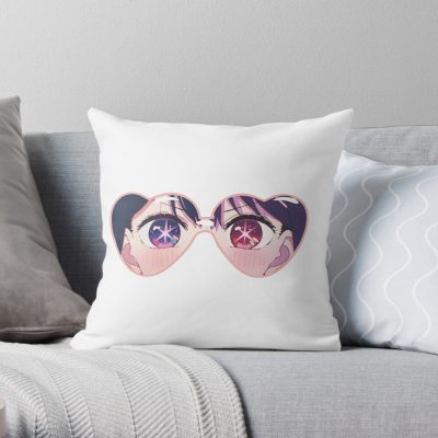 Oshi No Ko Love Love Throw Pillow Official Oshi No Ko Merch