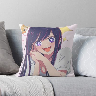 Oshi No Ko Throw Pillow Official Oshi No Ko Merch