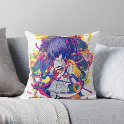 Oshi No Ko Sticker Throw Pillow Official Oshi No Ko Merch