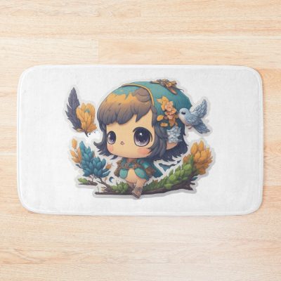 Oshi No Ko Cute Digital Chibi Art Bath Mat Official Oshi No Ko Merch