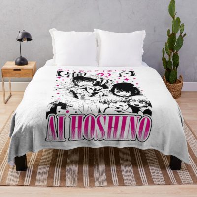 Ai Hoshino - Oshi No Ko Throw Blanket Official Oshi No Ko Merch