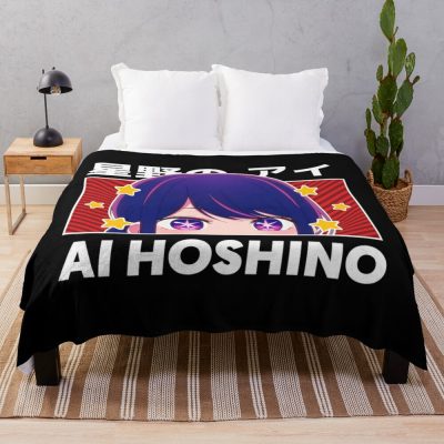 Ai Hoshino - Oshi No Ko Peeker Throw Blanket Official Oshi No Ko Merch