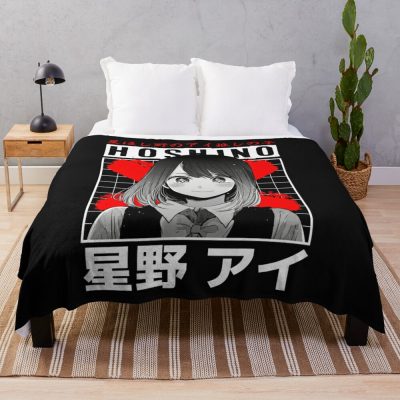 Ai Hoshino - Oshi No Ko Kawaii Throw Blanket Official Oshi No Ko Merch