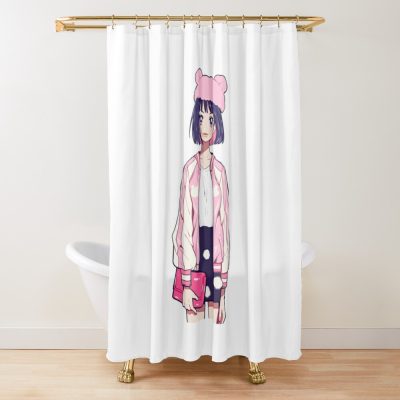 Oshi No Ko Sticker Shower Curtain Official Oshi No Ko Merch