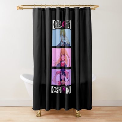 Trio Oshi No Ko Shower Curtain Official Oshi No Ko Merch