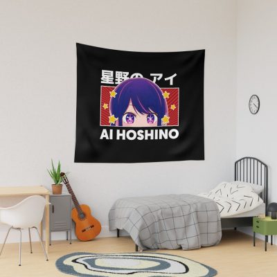 Ai Hoshino - Oshi No Ko Peeker Tapestry Official Oshi No Ko Merch