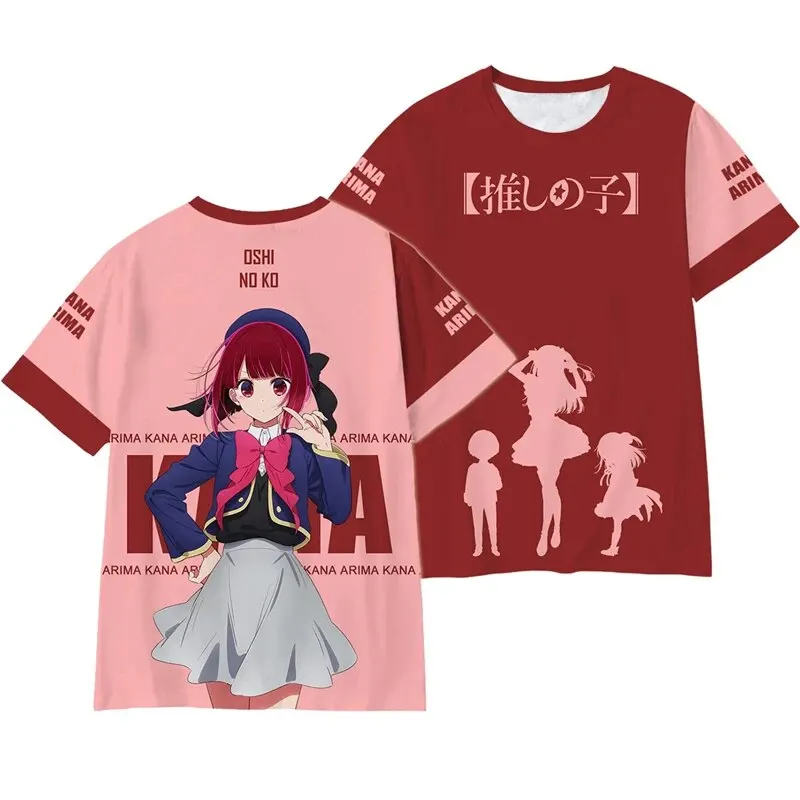 Summer Anime Oshi No Ko 3D Print New Arrival T-shirts