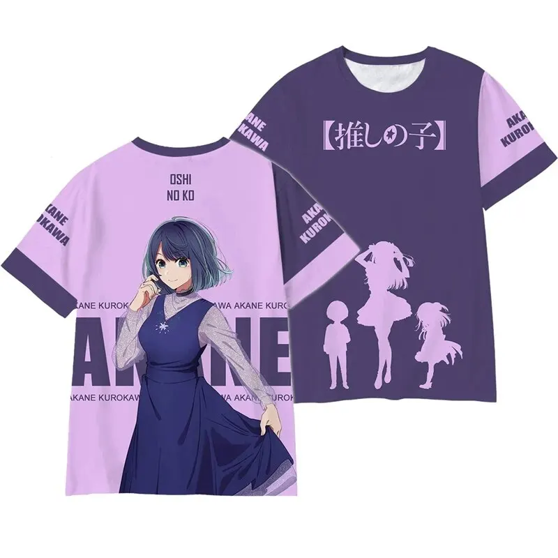 Summer Anime Oshi No Ko 3D Print New Style T-shirts